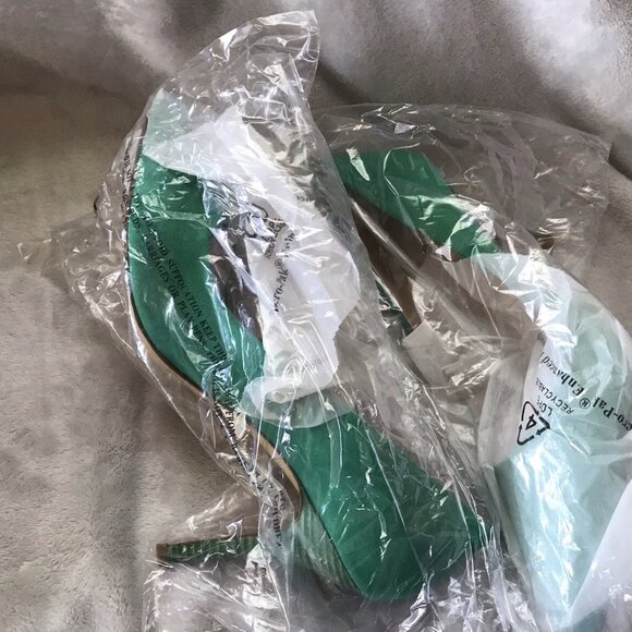 Nine West Green Suede Leather High Heels - Picture 16 of 16